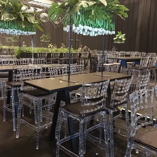 Prince Şeffaf Bar Sandalyesi